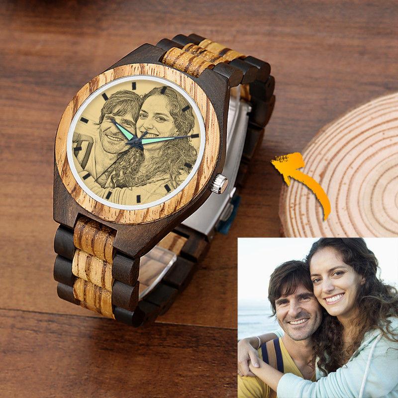 Blijf Altijd Bij Me | Premium Houten Horloge