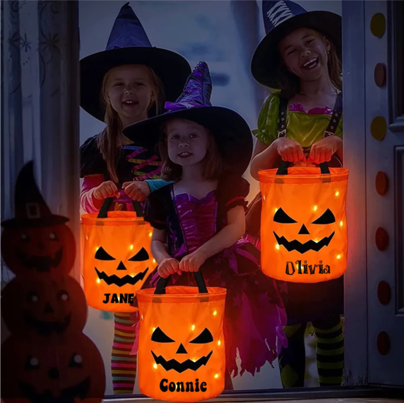 Gepersonaliseerde Halloween Tas Met Naam